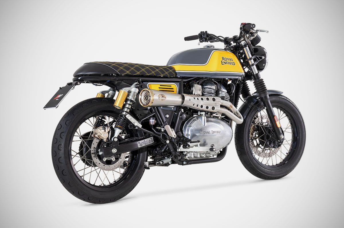 ZARD 2-in-1 Full Exhaust System for ROYAL ENFIELD CONTINENTAL GT BEAR 650 2019-2026