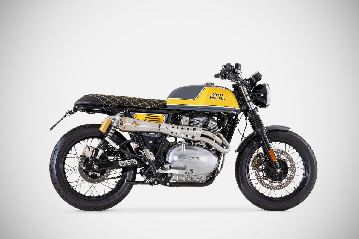ZARD 2-in-1 Full Exhaust System for ROYAL ENFIELD CONTINENTAL GT BEAR 650 2019-2026
