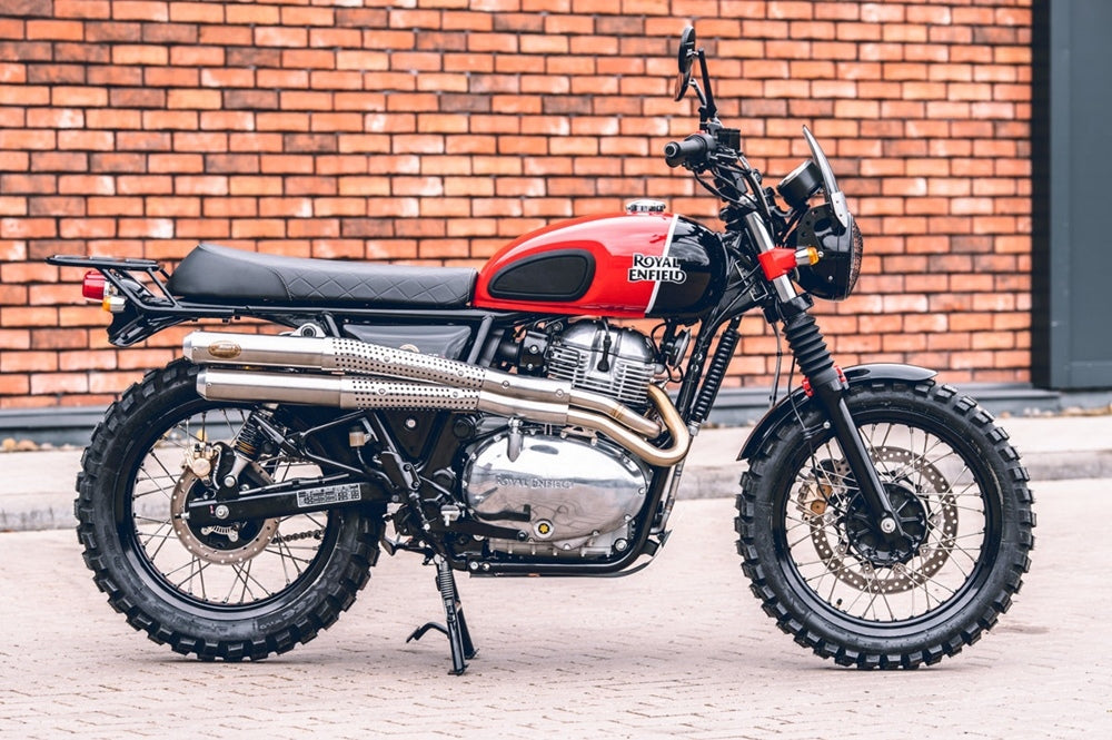 ZARD “Flat” Full Exhaust System (2-in-2 High Mount) for ROYAL ENFIELD CONTINENTAL GT BEAR 650 2019-2026