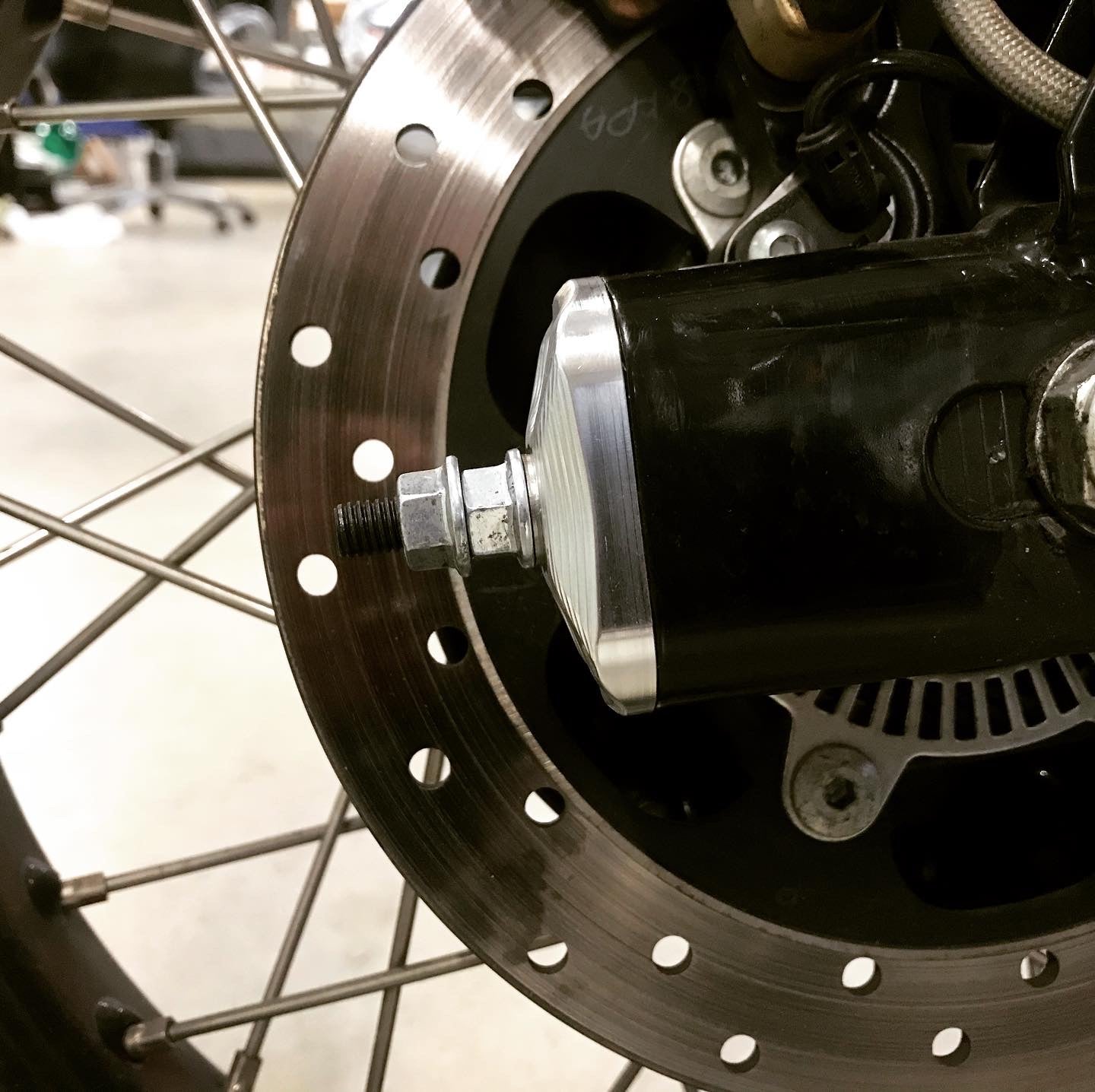 Swingarm Adjuster End Caps