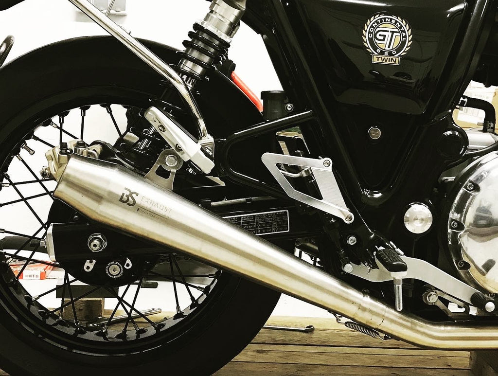 Heel Guards Kit for original CONTINENTAL GT650 Rearsets