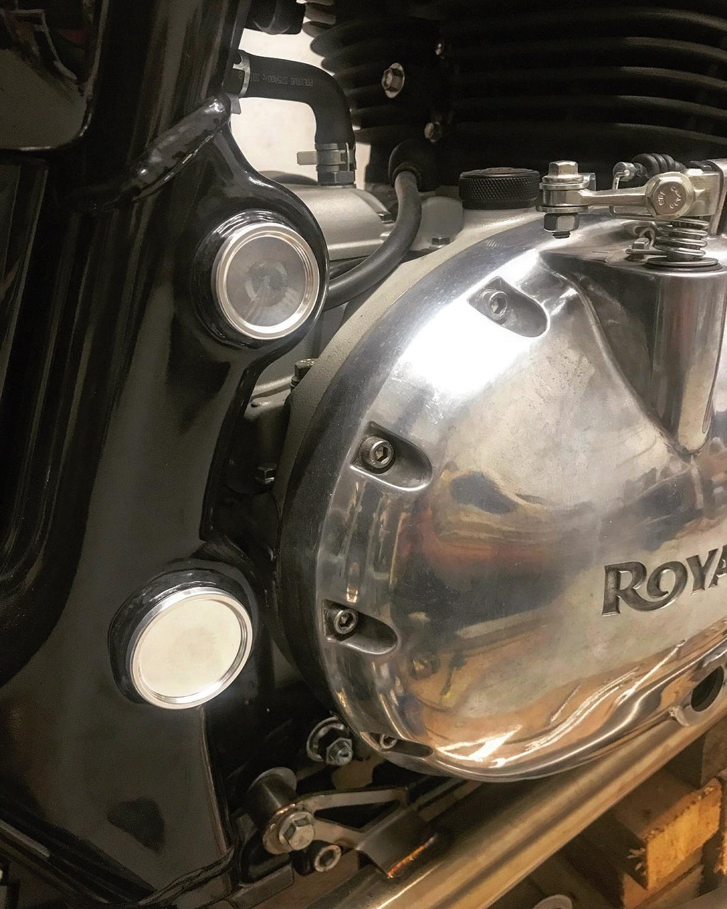 Royal Enfield Twins Continental GT650 Interceptor Frame Plugs