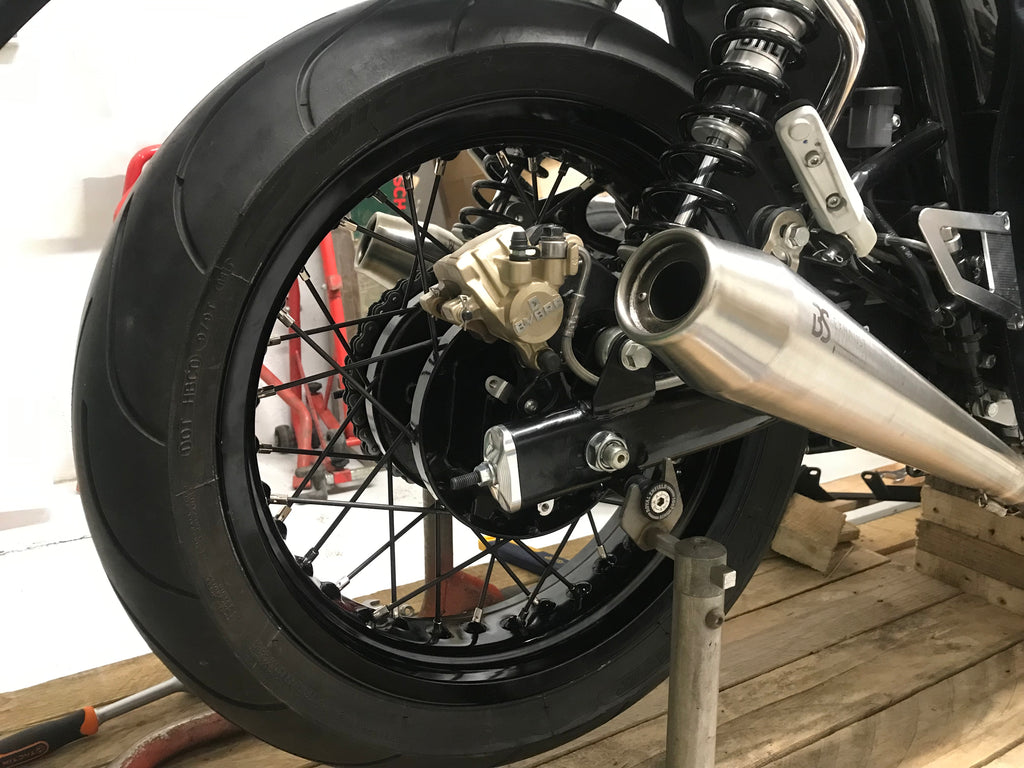 Heel Guards Kit for original CONTINENTAL GT650 Rearsets