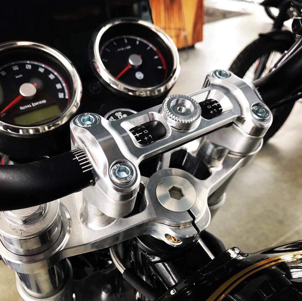 Royal Enfield Interceptor 650 Quad Lock Handlebar Clamp Mount