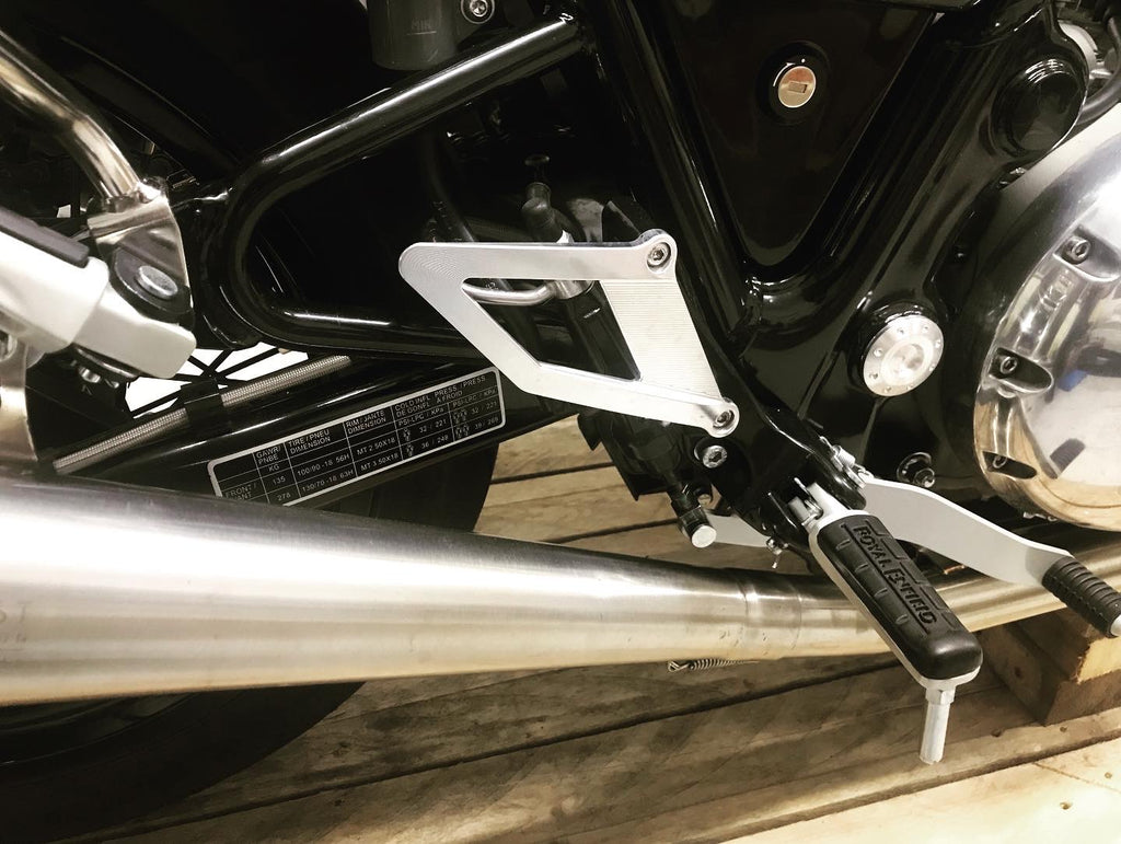 Heel Guards Kit for original CONTINENTAL GT650 Rearsets